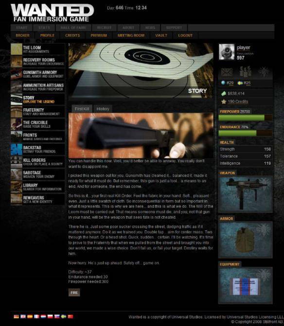 Wanted Fan Immersion Game