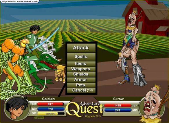 Adventure Quest mmorpg gratuit